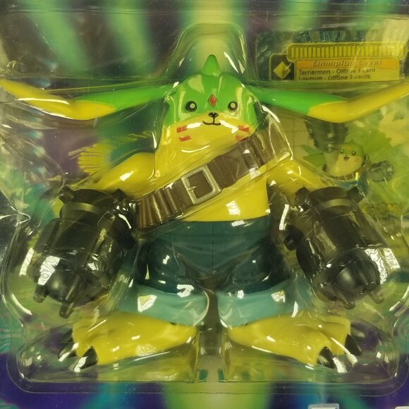 Bandai Digimon Gargomon to Rapidmon Digivolving Action Figure 2001 Sealed Vntg - Picture 9 of 16